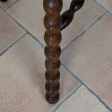 Paire tabourets tripodes