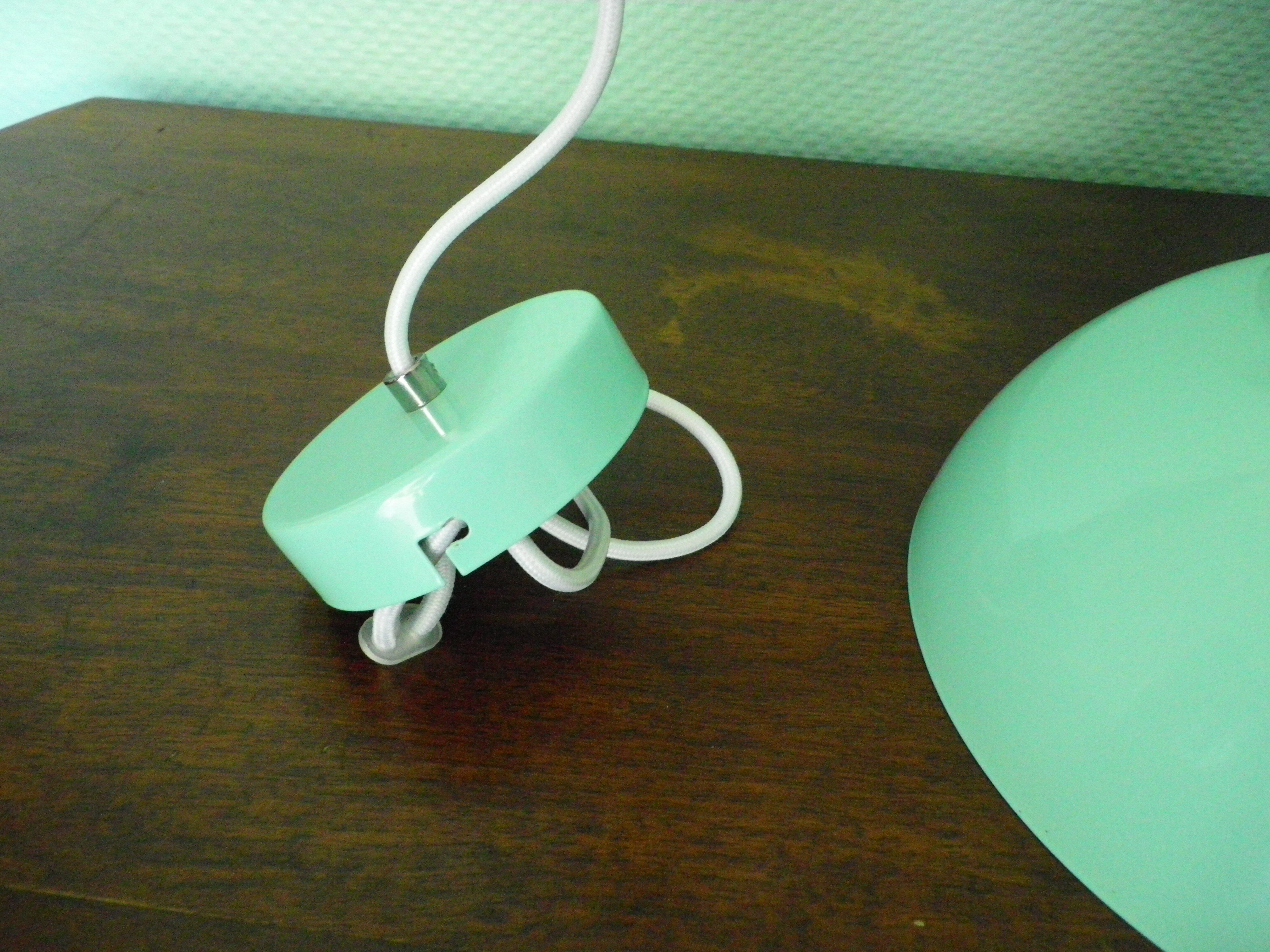 Water green metal pendant lamp