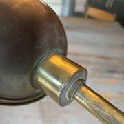 2 industrial wall sconces in brass - Denmark 1970s-80s