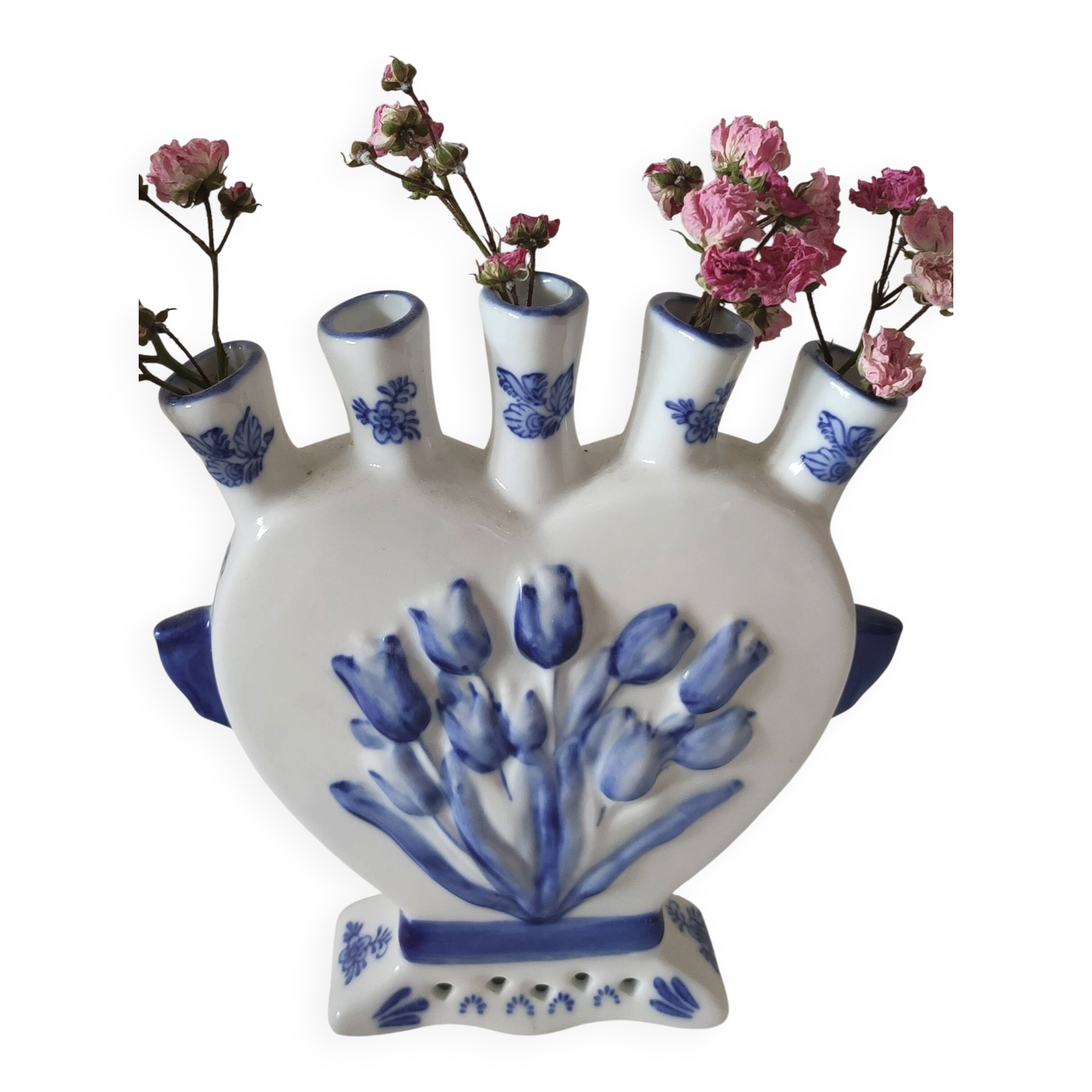 Tulip vase, Delftware