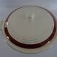 Opaque porcelain vegetable tureen/tureen from digoin sarreguemines, pasteur model