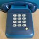 Téléphone vintage Socotel S63 bleu