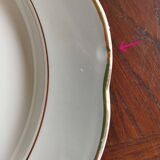 10 Gien “Monaco” flat plates