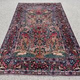 Ancient Persian carpet, Kirman Laver, circa 1880