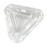 Triangular ashtray in val saint Lambert crystal