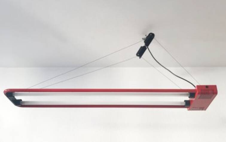 Italian Gian G. Gigante pendant lamp for Zerbetto, 1980