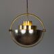 Danish vintage suspension Multi Lite by Louis Weisdorf, Lyfa, 1972