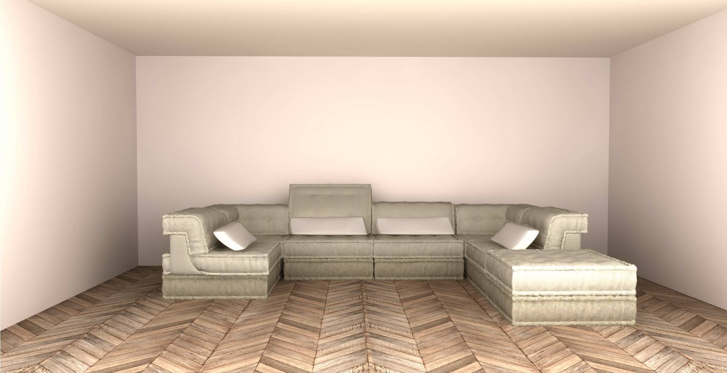 Canapé Roche Bobois Mah Jong neuf