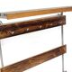 Grand porte-manteau vintage en palissandre avec crochets fabriqué dans les années 60