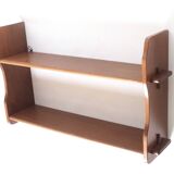 Solid wood wall shelf
