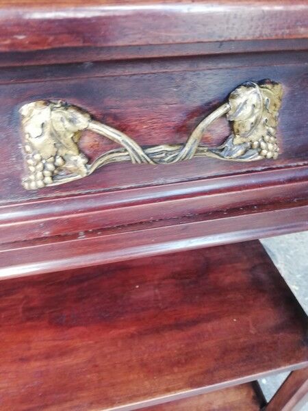 Georges Nowak console art nouveau 1900 mahogany