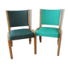 Paire de chaises Steiner modèle Bow-Wood