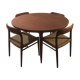 No.75 chairs & table by Niels Otto Muller for J.L. Mollers, 1950s