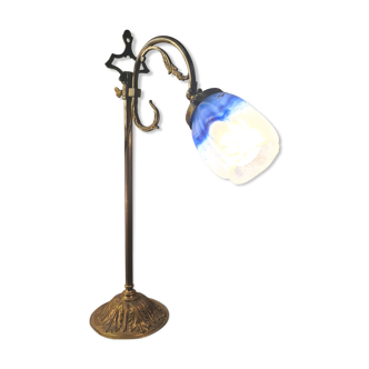 Lampe laiton et bronze 1900/1930