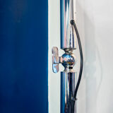 Adjustable floor lamp in chromed metal Italia Anni '70