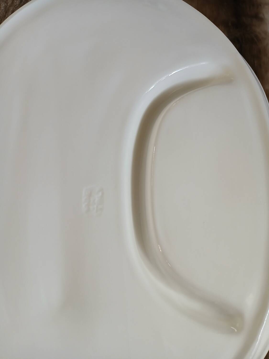 Large vintage earthenware dish