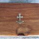 Box wood, anchor brass marquetry