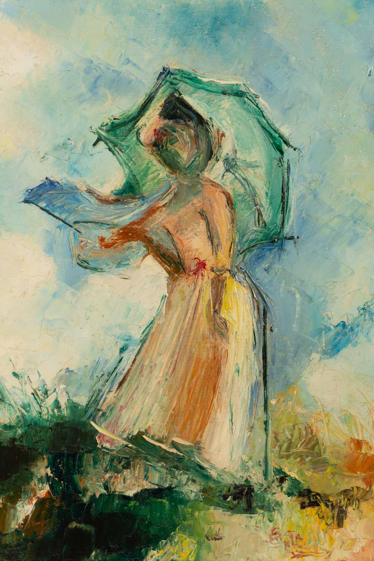 Post-Impressionist painting by Ch. Arnaud.