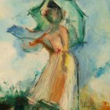 Post-Impressionist painting by Ch. Arnaud.