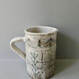 Vallauris ceramic pitcher, Le Murier