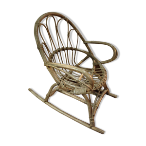 Fauteuil corbeille rocking-chair