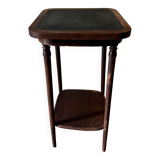 Dark wood side table
