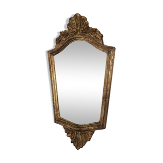 Miroir rocaille style Louis XV 20x39cm