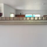 Art deco patinated mirror 95x44cm