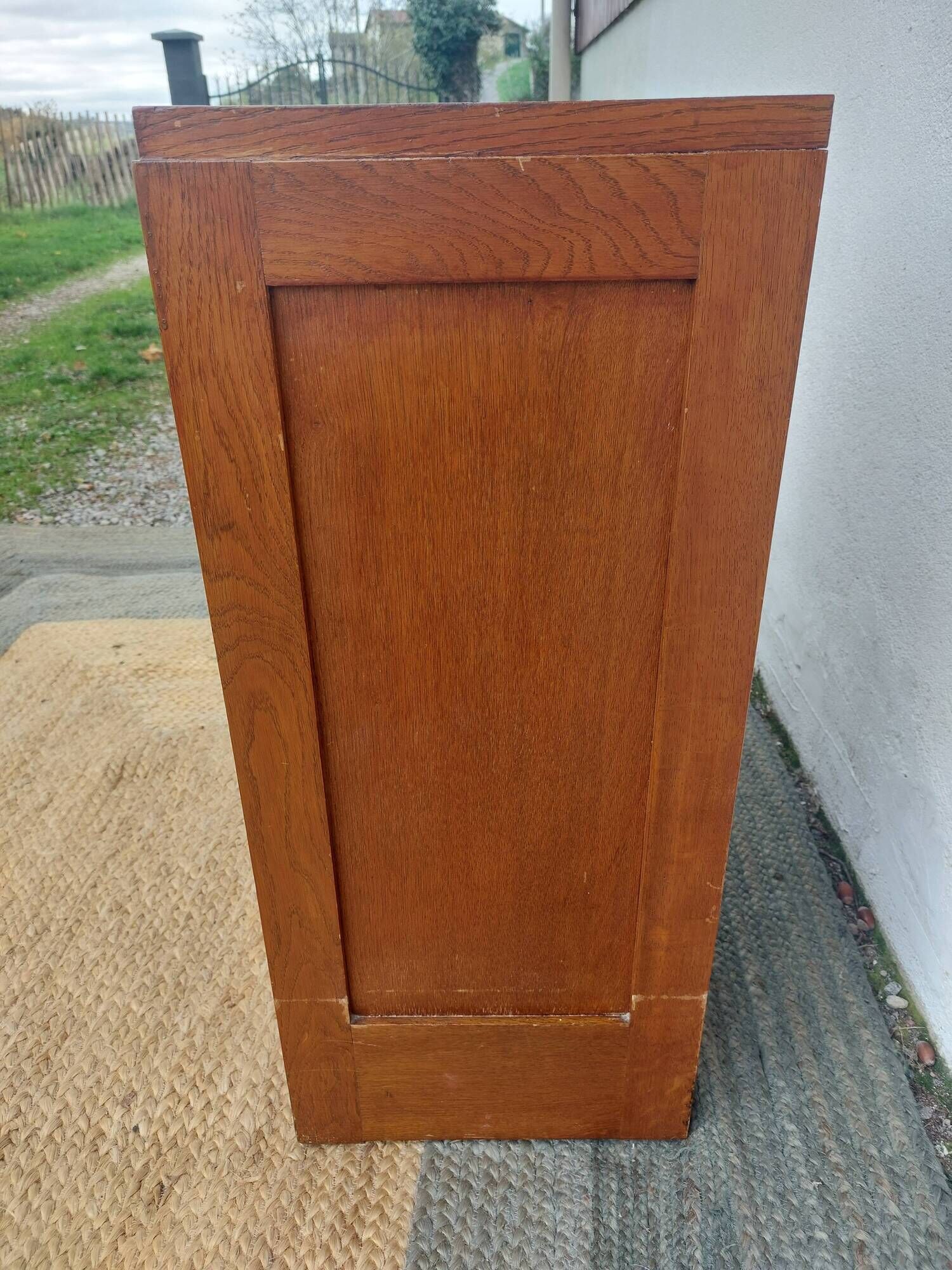 Small piece of furniture, roll-top filing cabinet