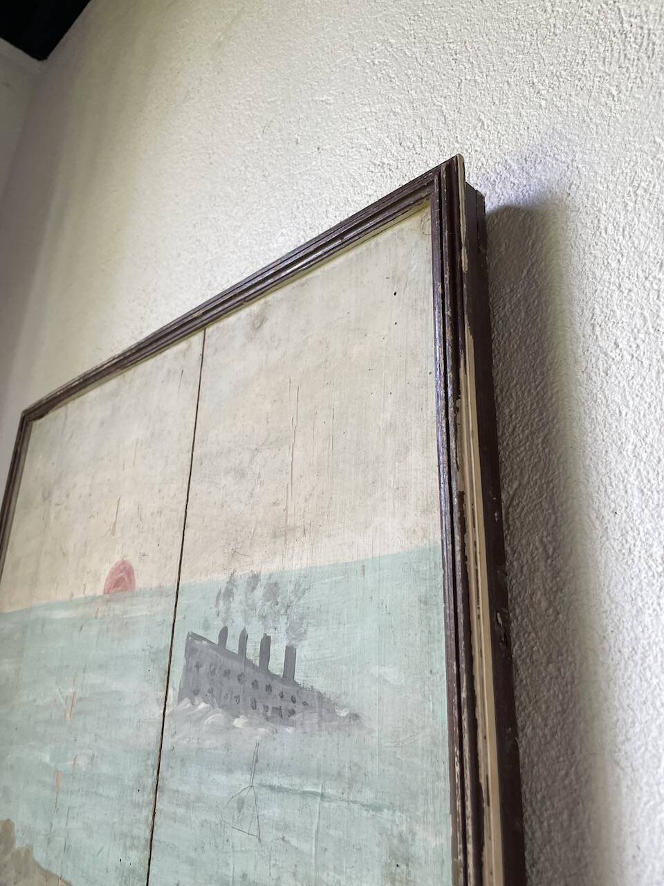 Painting on wood 1900