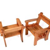 David Rosèn, pair of Berga armchairs for Nordiska Kompaniet, 1944.