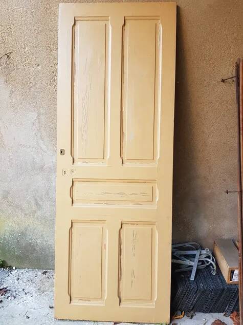 Old wooden exterior door