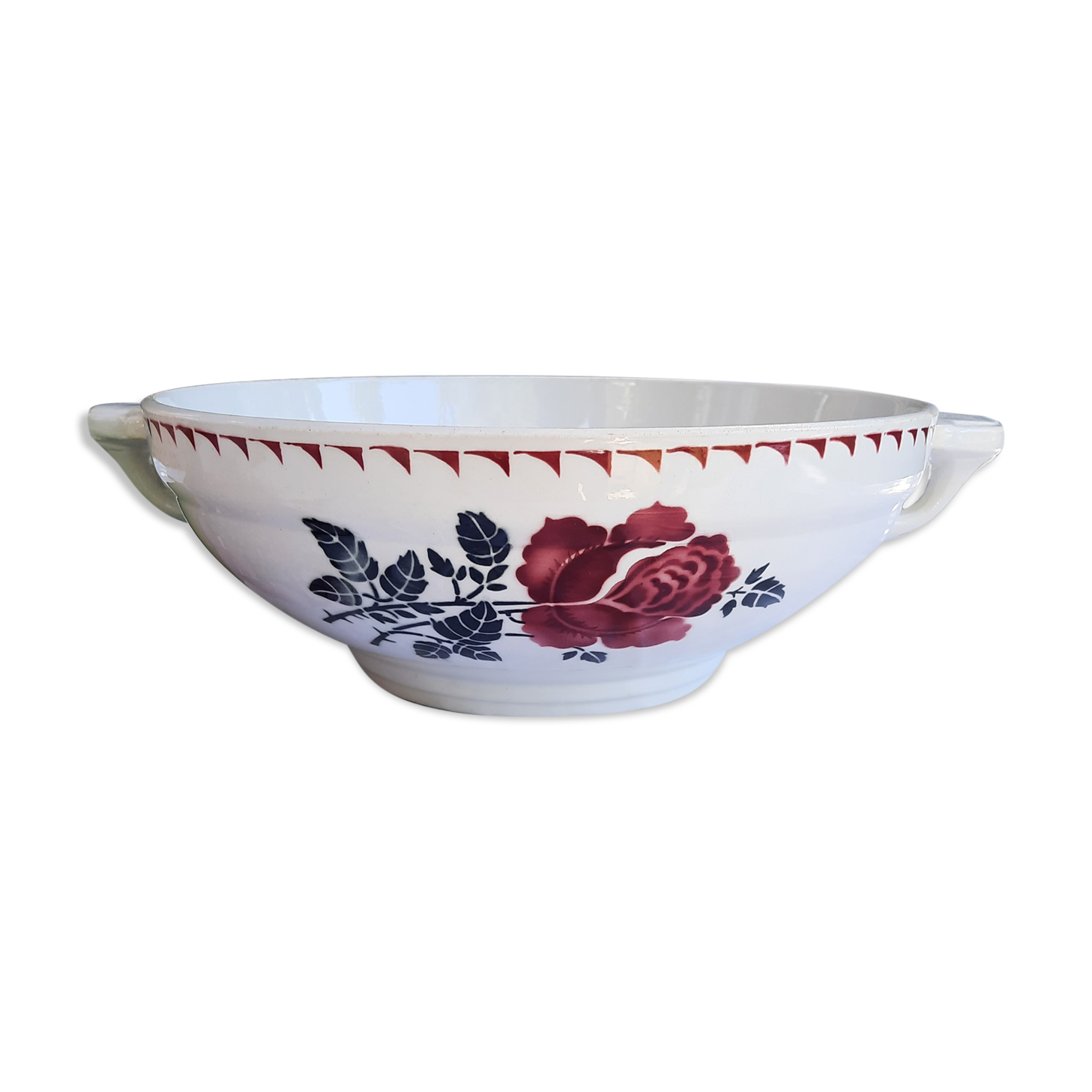 L'Amandinoise earthenware salad bowl