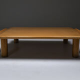 Italian square coffee table in oak