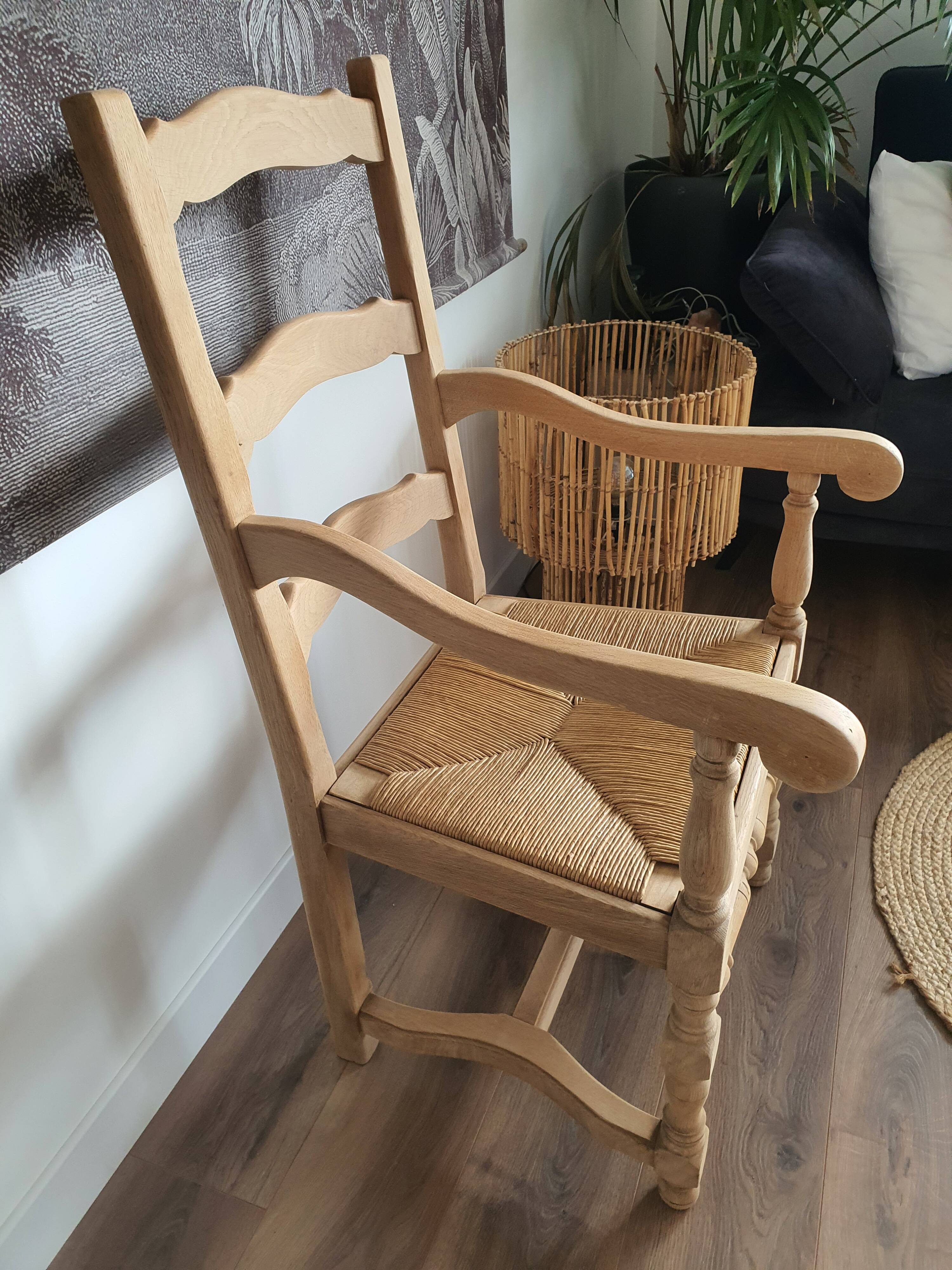 Wooden armchair