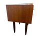 Set of 2 vintage wooden bedside tables/mini cabinets.