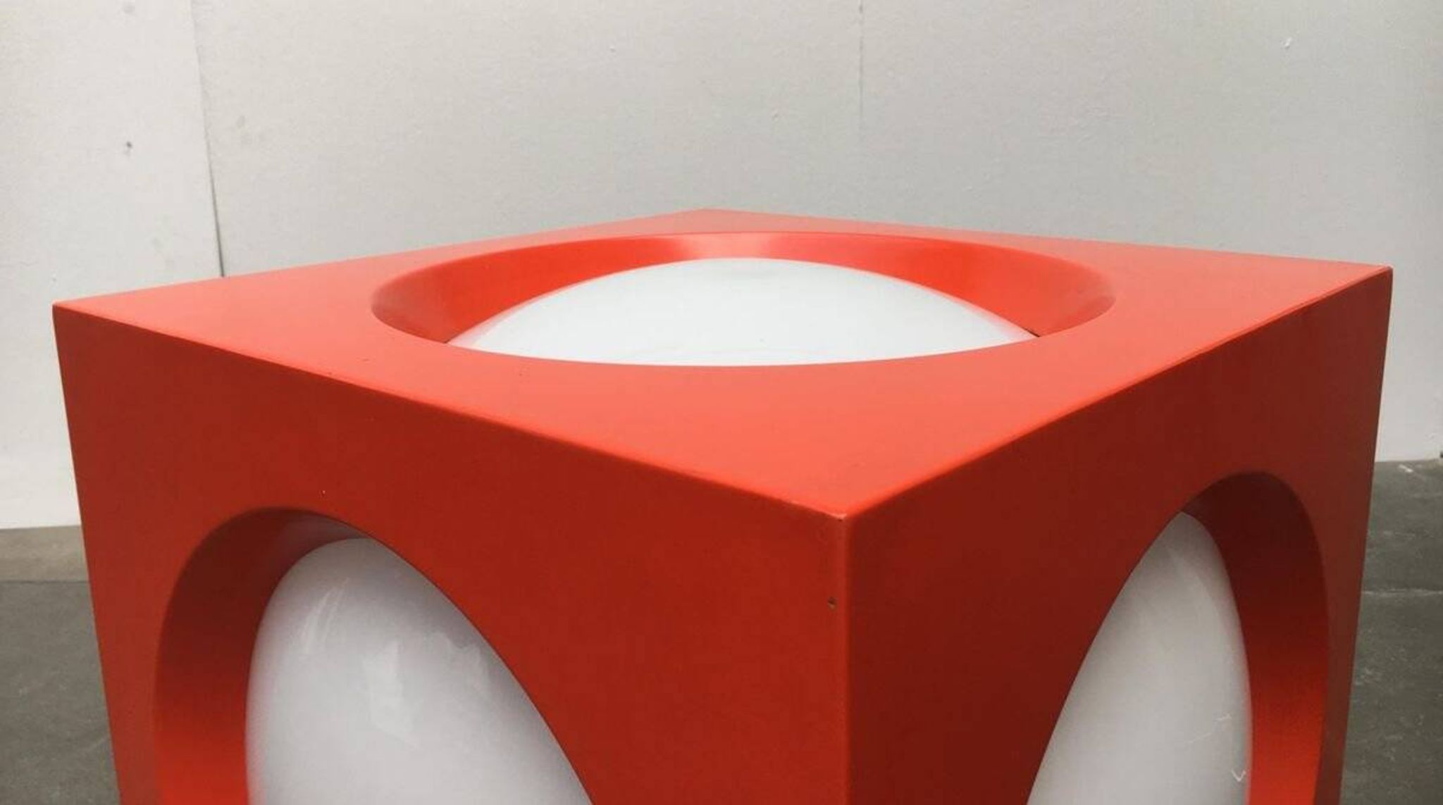 Cube Floor Lamp T-267 Swiss Space Age by Carl Moor for BAG Turgi, 1960s