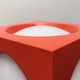 Cube Floor Lamp T-267 Swiss Space Age by Carl Moor for BAG Turgi, 1960s