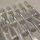 11 silver-plated metal cake forks Boulenger Betty