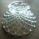 Cut on crystal piedouche signed Baccarat