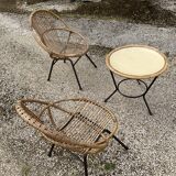 Rattan living room