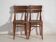 Pair of Mundus-Borlo chairs in bent wood with solid backrest – Romania, circa 1920