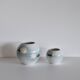 Vases de Bing & Grøndahl de la série Nénuphar, début du 20e siècle.