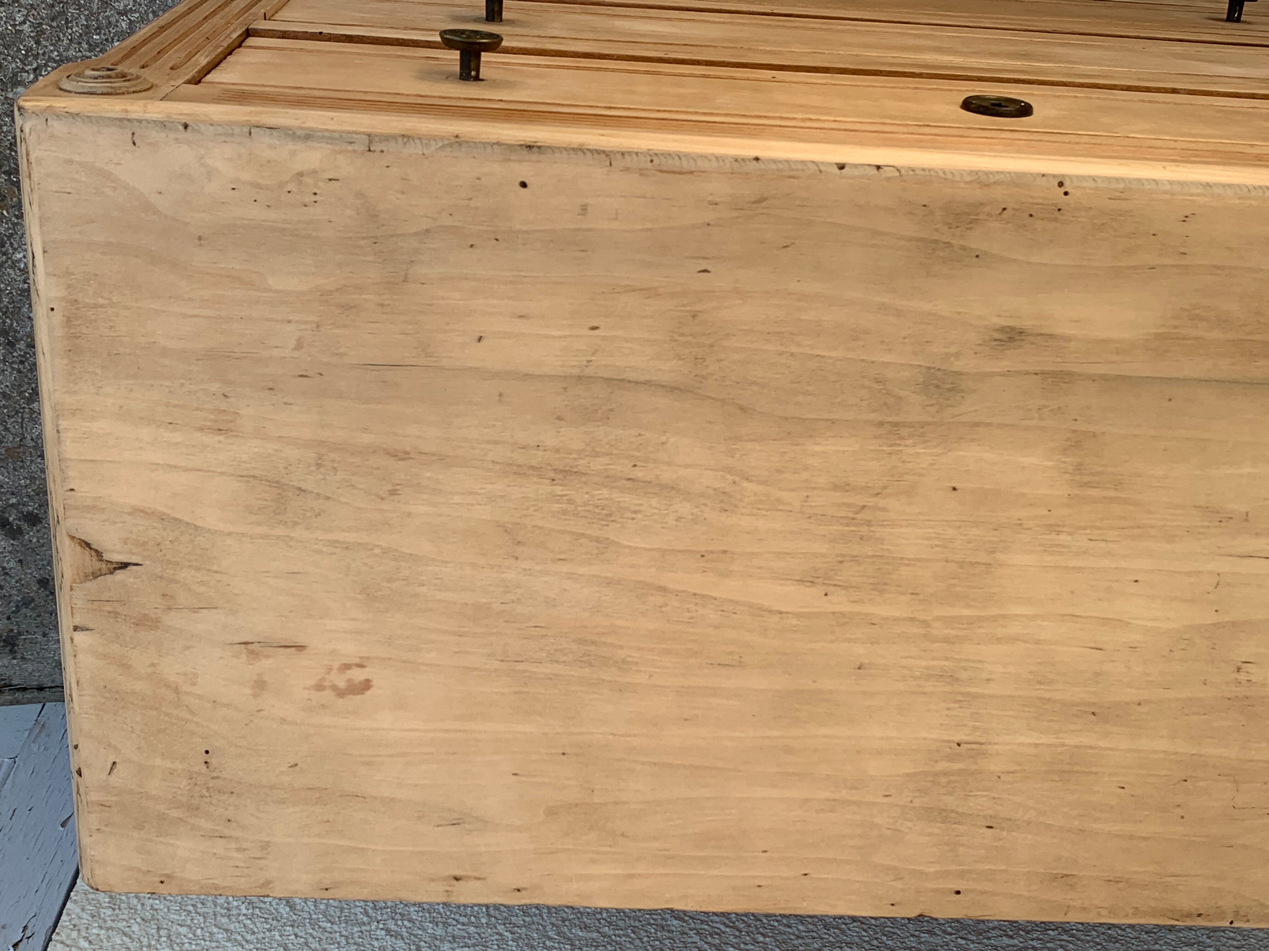 Parisian art deco chest of drawers raw wood