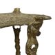 Table d'appoint en laiton de style Art Nouveau