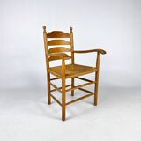 Mid Century Dutch Oak Kitchen Chair, 1960s