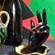 Hand ceramic baguier by Luc Vallauris 1950s