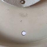 Vintage modernist Perzel wall lamp, chrome and holophane glass, France 1930