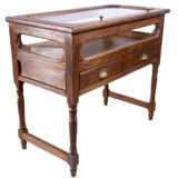 Antique Burmese teak jeweller's console