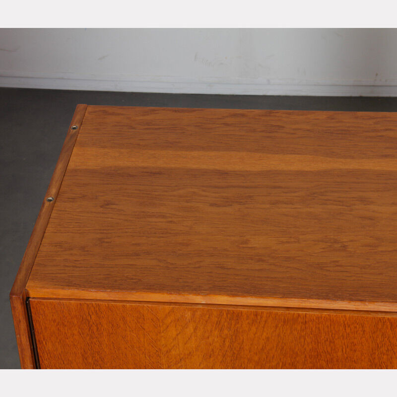 Vintage oak storage by Jiri Jiroutek, model U-458, 1960